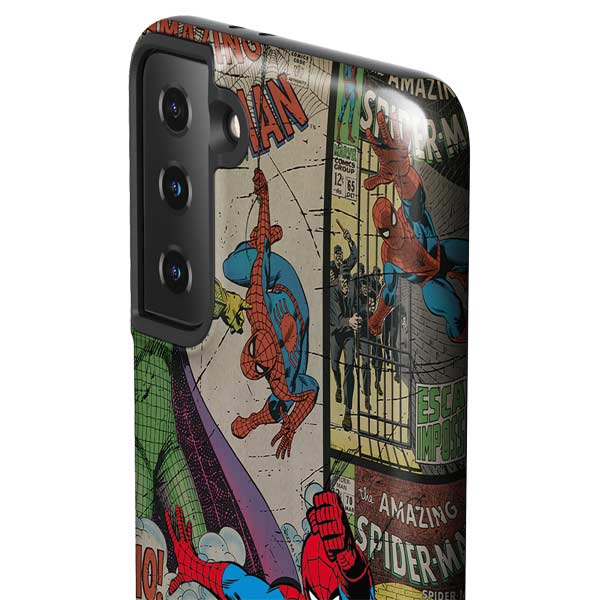 Marvel Classic Comics Amazing Spider-Man Collage Galaxy S21 FE Pro Case