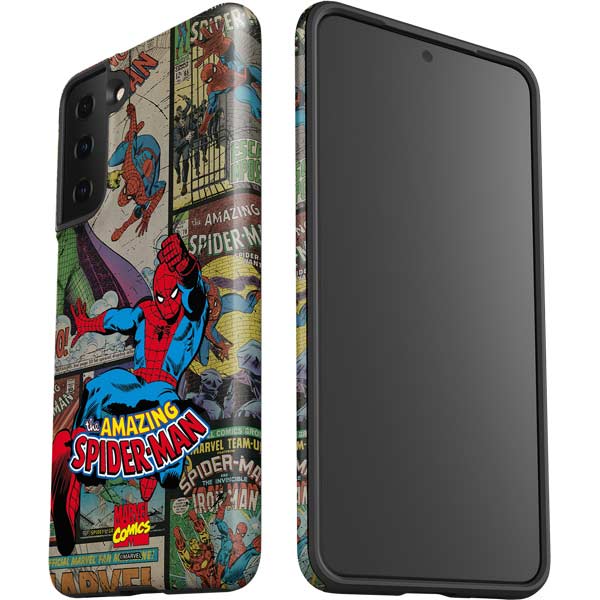 Marvel Classic Comics Amazing Spider-Man Collage Galaxy S21 FE Pro Case