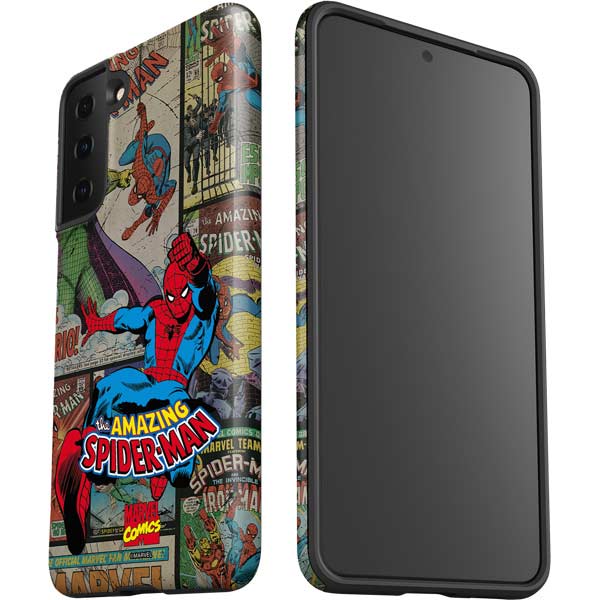 Marvel Classic Comics Amazing Spider-Man Collage Galaxy S21 Plus 5G Pro Case