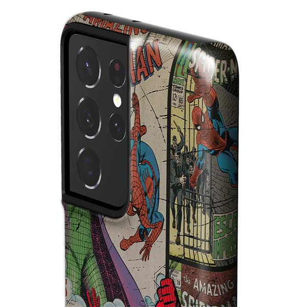 Marvel Classic Comics Amazing Spider-Man Collage Galaxy S21 Ultra 5G Pro Case