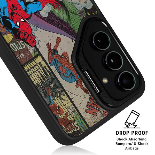 Marvel Classic Comics Amazing Spider-Man Collage Galaxy S26 Plus Kickstand Case