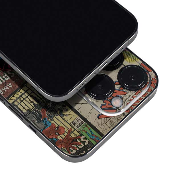 Marvel Classic Comics Amazing Spider-Man Collage iPhone 15 Pro Skin