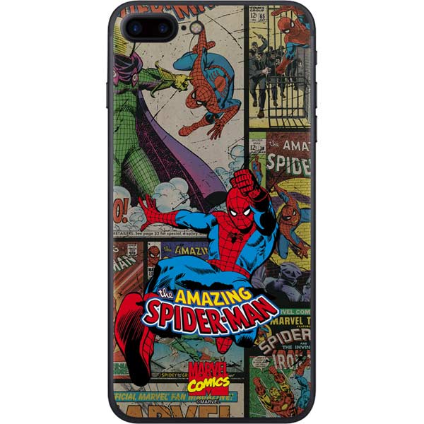 Marvel Classic Comics Amazing Spider-Man Collage iPhone 8 Plus Skin
