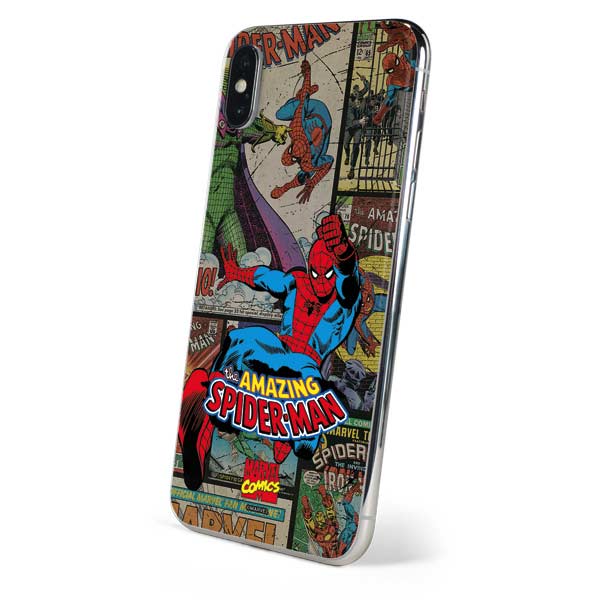 Marvel Classic Comics Amazing Spider-Man Collage iPhone XS Max Skin
