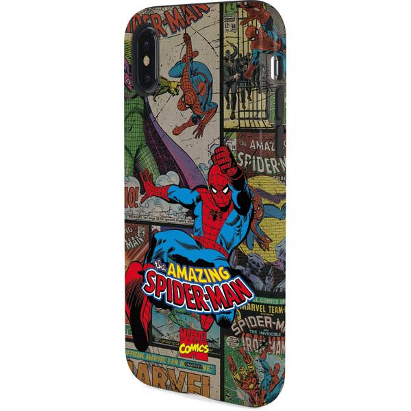 Marvel Classic Comics Amazing Spider-Man Collage iPhone XS Pro Case