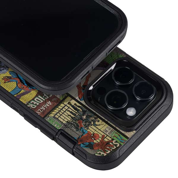 Marvel Classic Comics Amazing Spider-Man Collage Otterbox Defender iPhone Skin