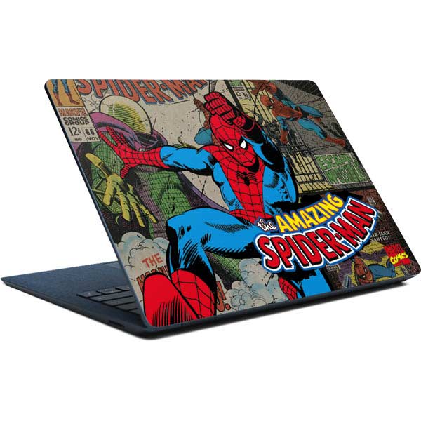Marvel Classic Comics Amazing Spider-Man Collage Surface Laptop Skin