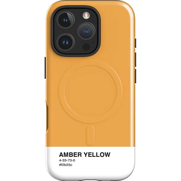 Amber Yellow iPhone 16 Pro Magsafe Impact Case