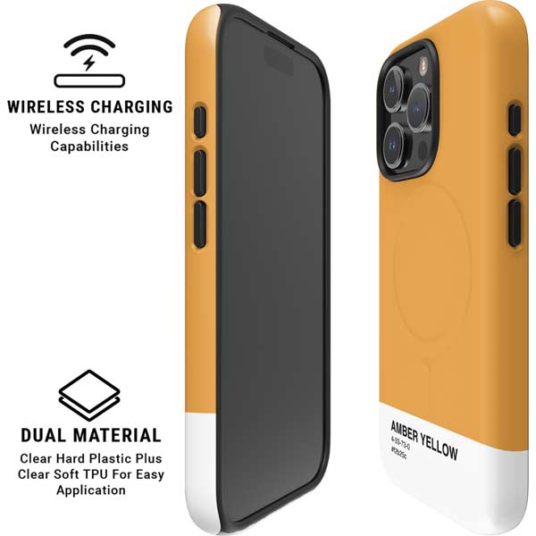 Amber Yellow iPhone 16 Pro Magsafe Impact Case