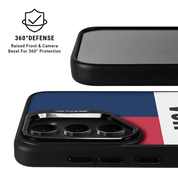 American Flag Color Block Galaxy S26 Plus Kickstand Case