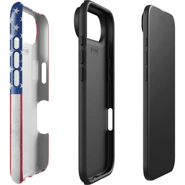 American Flag Distressed iPhone 17 Air Impact Case