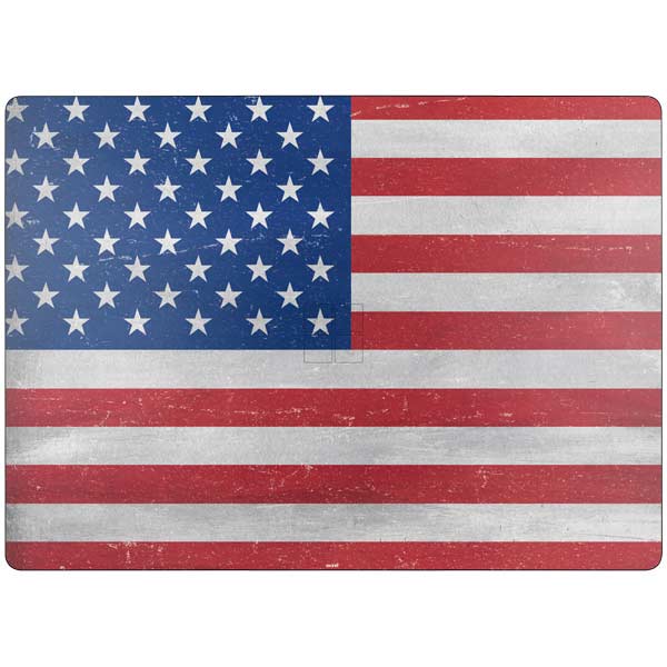 American Flag Distressed Surface Laptop 7 13.8in Skin