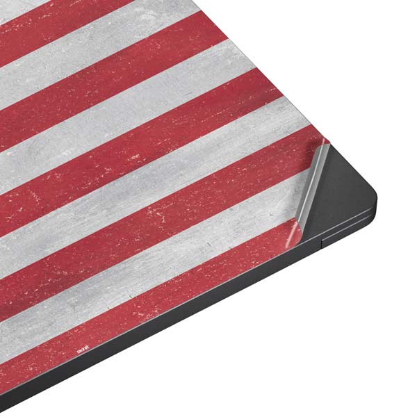 American Flag Distressed Surface Laptop 7 13.8in Skin