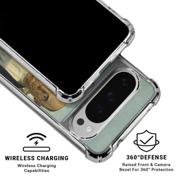 Grant Wood American Gothic Google Pixel 10 Pro XL Clear Case