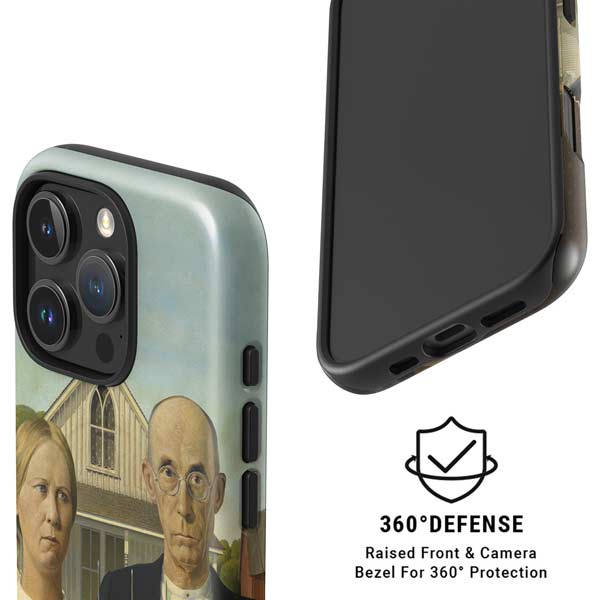 Grant Wood American Gothic iPhone 16 Pro Max Magsafe Impact Case