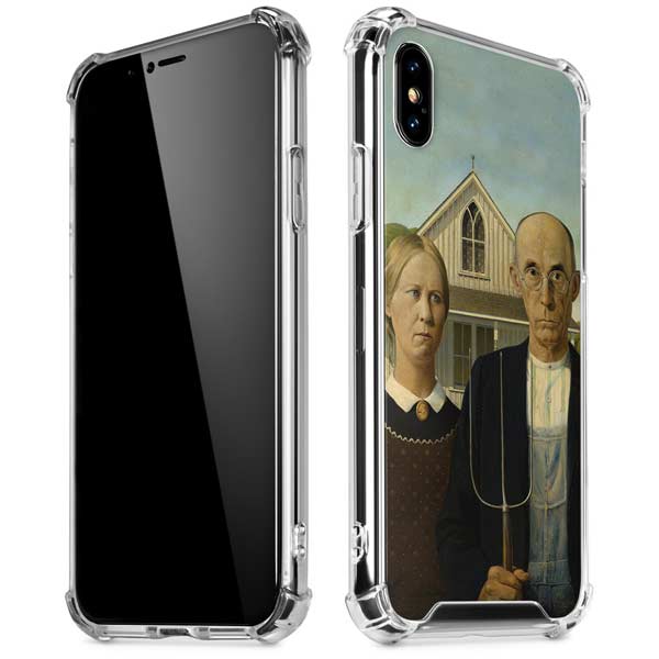 Grant Wood American Gothic iPhone X/XS Clear Case