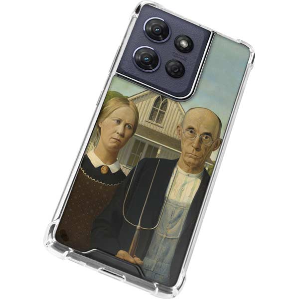 Grant Wood American Gothic Moto G 5G (2025) Clear Case
