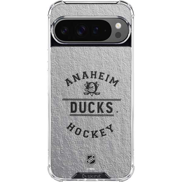 NHL Anaheim Ducks Black Text Google Pixel 10 Pro Clear Case