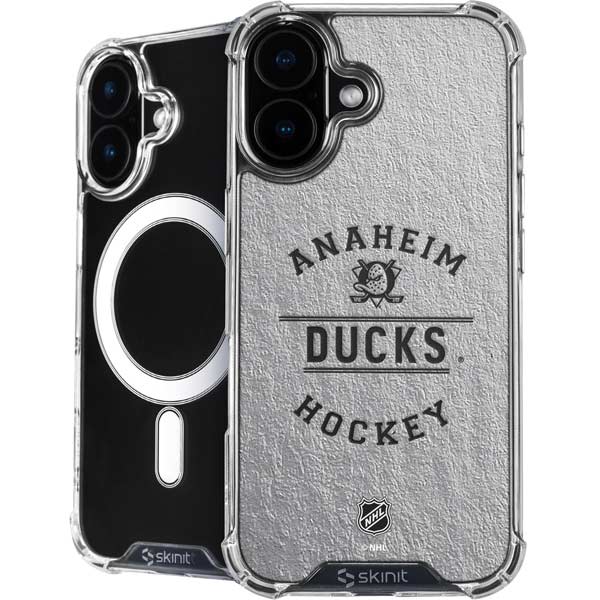 NHL Anaheim Ducks Black Text iPhone 17 MagSafe Case