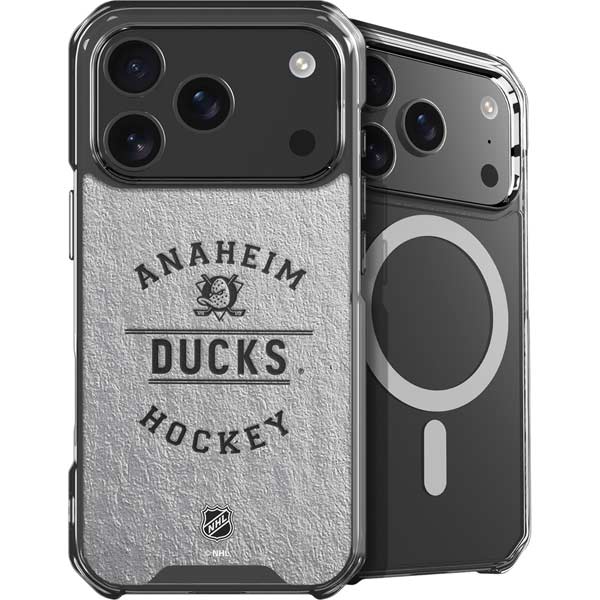 NHL Anaheim Ducks Black Text iPhone 17 Pro MagSafe Case