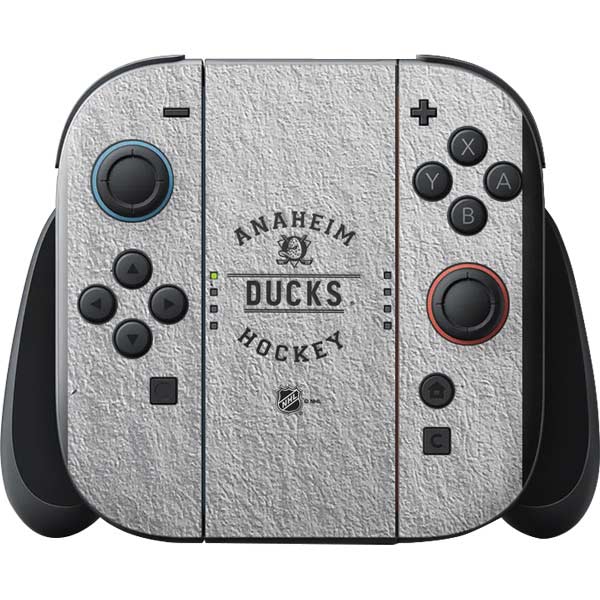 NHL Anaheim Ducks Black Text Nintendo Switch 2 (2025) with Joy-Con Skin