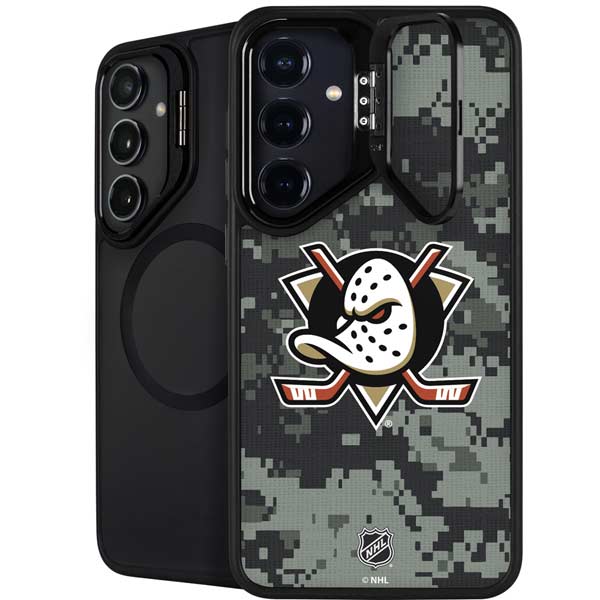 NHL Anaheim Ducks Camo Galaxy S26 Kickstand Case