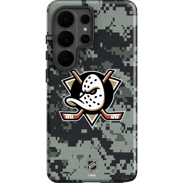NHL Anaheim Ducks Camo Galaxy S26 Ultra Impact Case