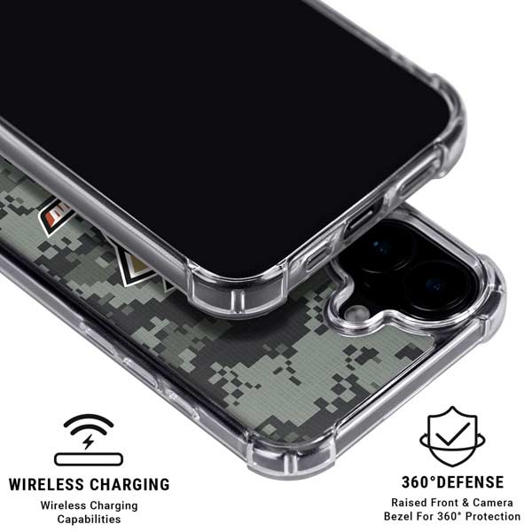 NHL Anaheim Ducks Camo iPhone 17 Clear Case