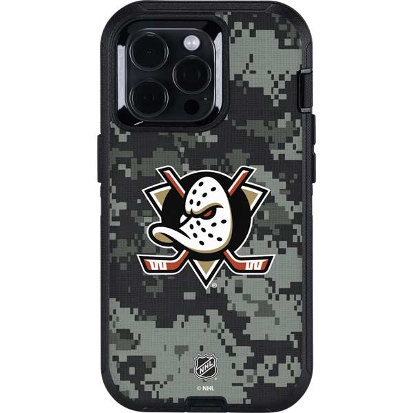 NHL Anaheim Ducks Camo Otterbox Defender iPhone Skin