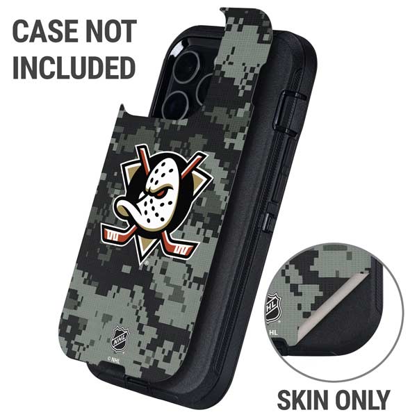 NHL Anaheim Ducks Camo Otterbox Defender iPhone Skin
