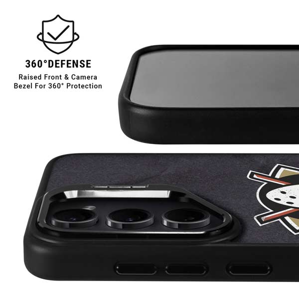 NHL Anaheim Ducks Distressed Galaxy S26 Plus Kickstand Case