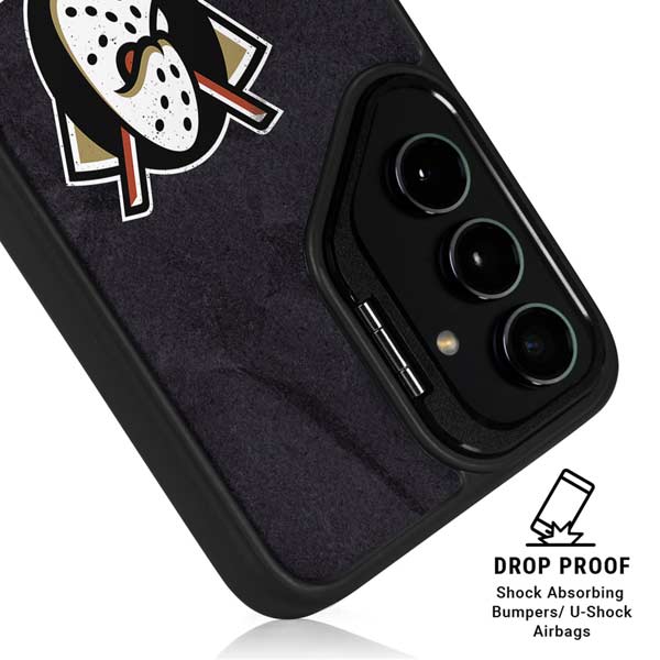 NHL Anaheim Ducks Distressed Galaxy S26 Plus Kickstand Case