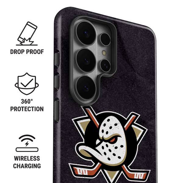 NHL Anaheim Ducks Distressed Galaxy S26 Ultra Impact Case