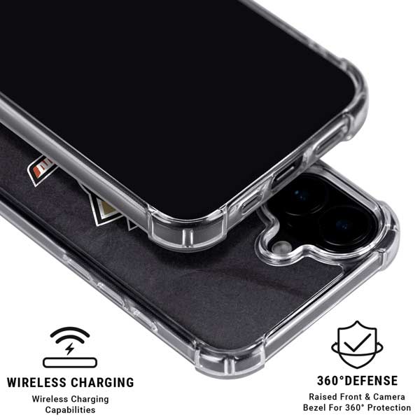 NHL Anaheim Ducks Distressed iPhone 17 Clear Case