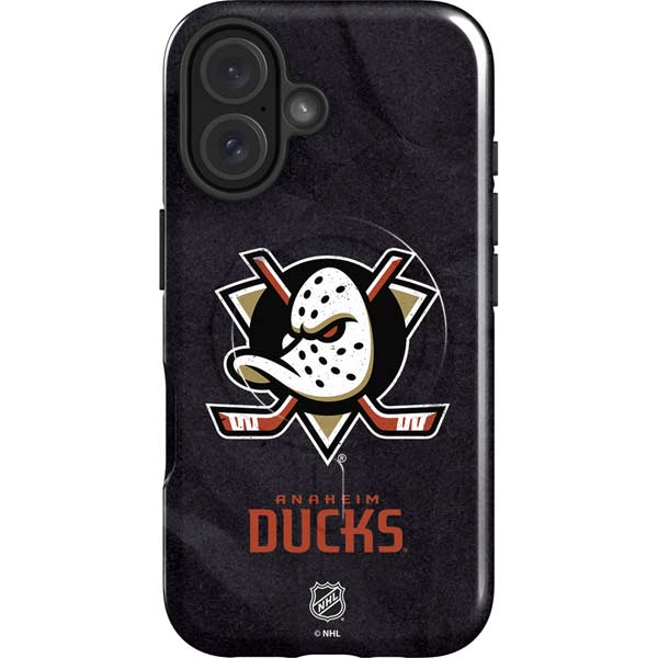 NHL Anaheim Ducks Distressed iPhone 17 Magsafe Impact Case