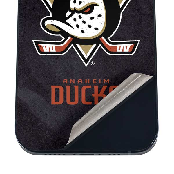 NHL Anaheim Ducks Distressed iPhone 17 Pro Skin