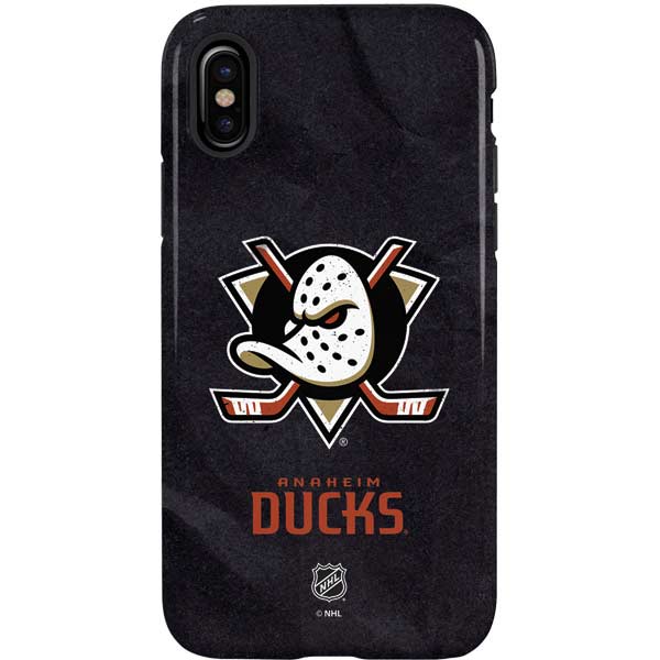 NHL Anaheim Ducks Distressed iPhone XS Pro Case