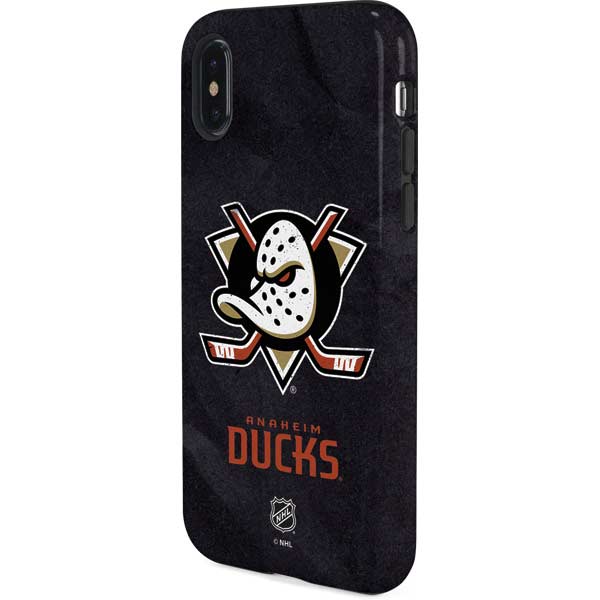 NHL Anaheim Ducks Distressed iPhone XS Pro Case