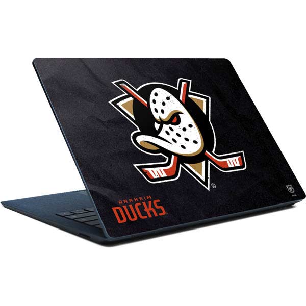 NHL Anaheim Ducks Distressed Surface Laptop Skin