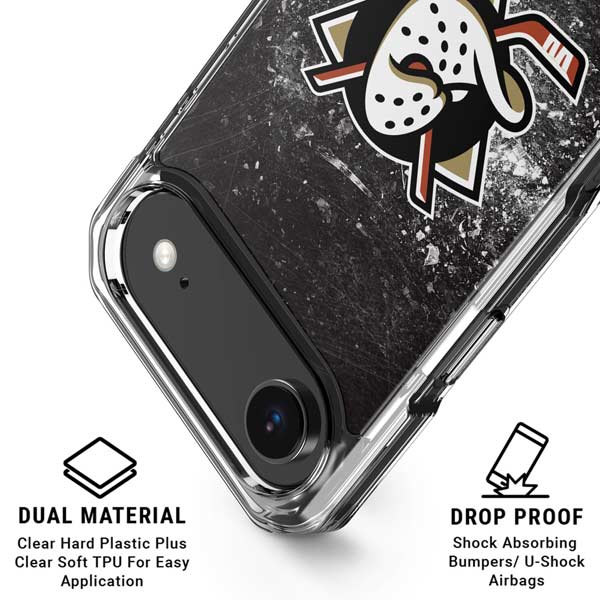NHL Anaheim Ducks Iced iPhone 17 Air Clear Case