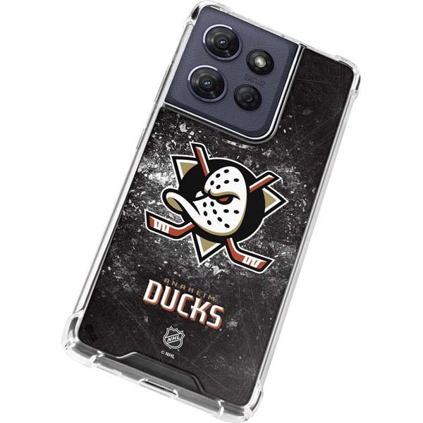 NHL Anaheim Ducks Iced Moto G 5G (2025) Clear Case