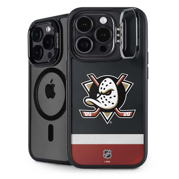 NHL Anaheim Ducks Jersey iPhone 14 Pro Kickstand Case