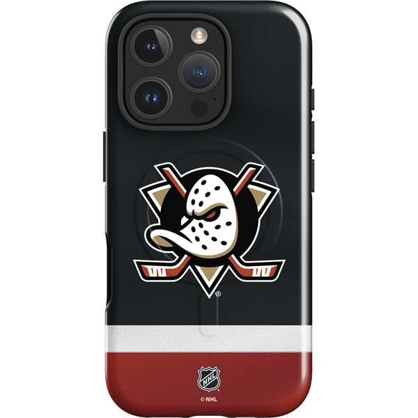NHL Anaheim Ducks Jersey iPhone 16 Pro Magsafe Impact Case