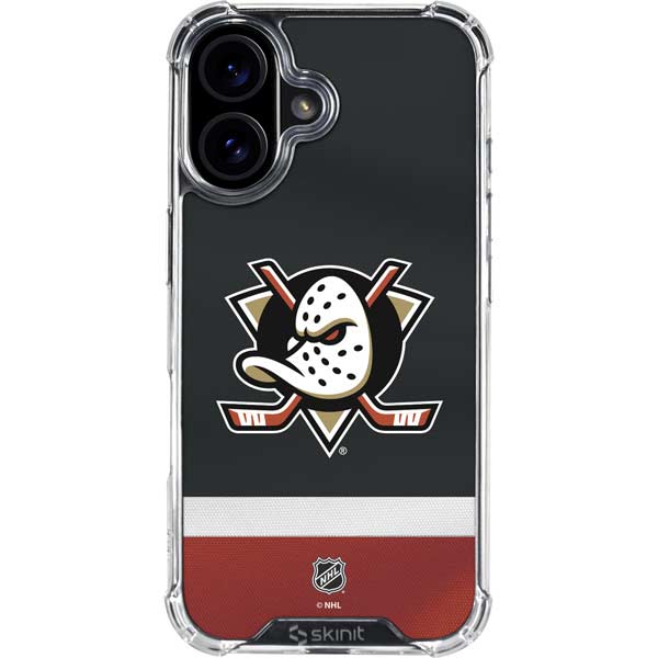 NHL Anaheim Ducks Jersey iPhone 17 Clear Case