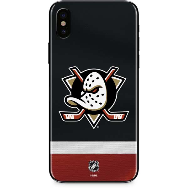NHL Anaheim Ducks Jersey iPhone XS Skin