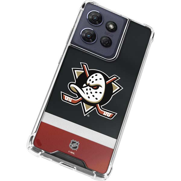 NHL Anaheim Ducks Jersey Moto G Play 5G (2025) Clear Case