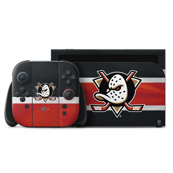 NHL Anaheim Ducks Jersey Nintendo Switch 2 (2025) with Joy-Con Skin