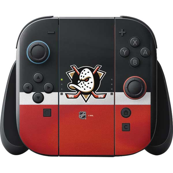 NHL Anaheim Ducks Jersey Nintendo Switch 2 (2025) with Joy-Con Skin