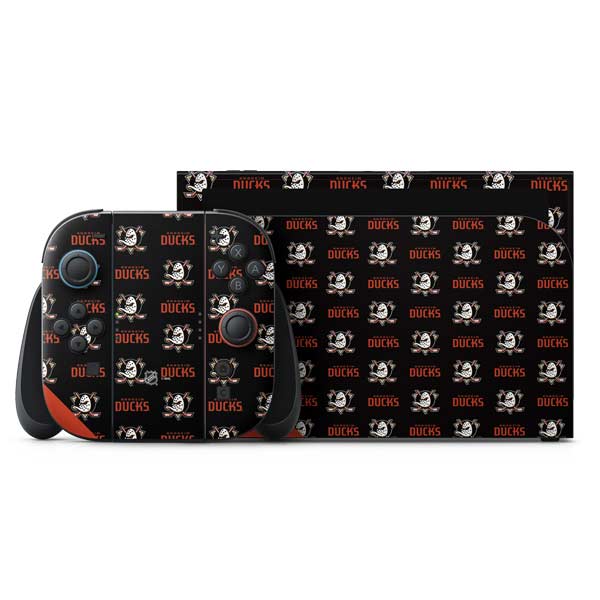 NHL Anaheim Ducks Pattern Nintendo Switch 2 (2025) with Joy-Con Skin