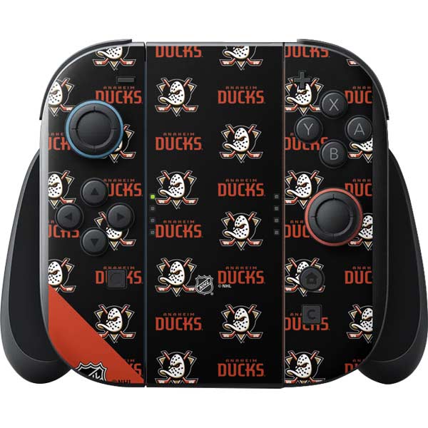 NHL Anaheim Ducks Pattern Nintendo Switch 2 (2025) with Joy-Con Skin